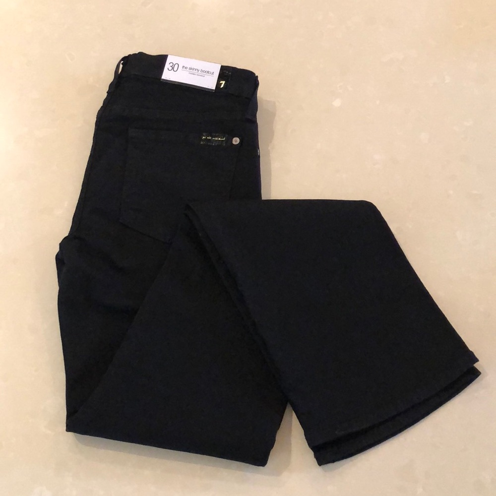 7 for All Mankind Black Jeans